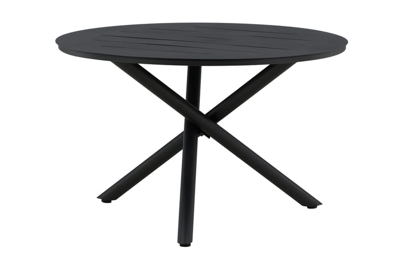 Alma Matbord Utomhus Rund 120 cm Svart - Venture Home - Utemöbler - Trädgårdsbord & Utebord - Matbord ute