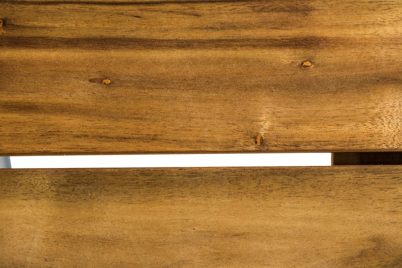 Arild Litet Runt Matbord Utomhus 110 cm - Utebord i Akaciaträ för Trädgård och Altan - Ljusbrun Natur - Utemöbler - Trädgårdsbord & Utebord - Matbord ute