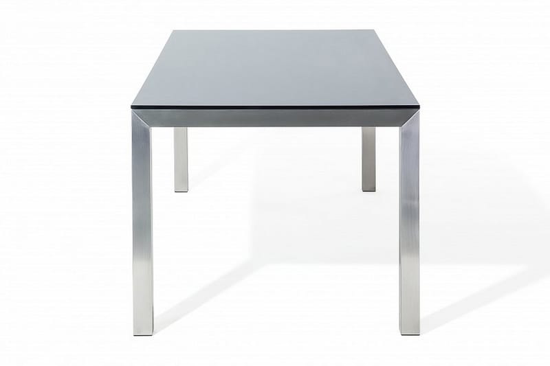 BACOLI Matbord Utomhus 180 cm Svart - Utemöbler - Trädgårdsbord & Utebord - Matbord ute