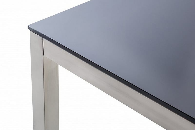BACOLI Matbord Utomhus 180 cm Svart - Utemöbler - Trädgårdsbord & Utebord - Matbord ute