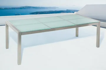 Bacoli Matbord Utomhus 220 cm - Transparent - Utemöbler - Trädgårdsbord & Utebord - Matbord ute