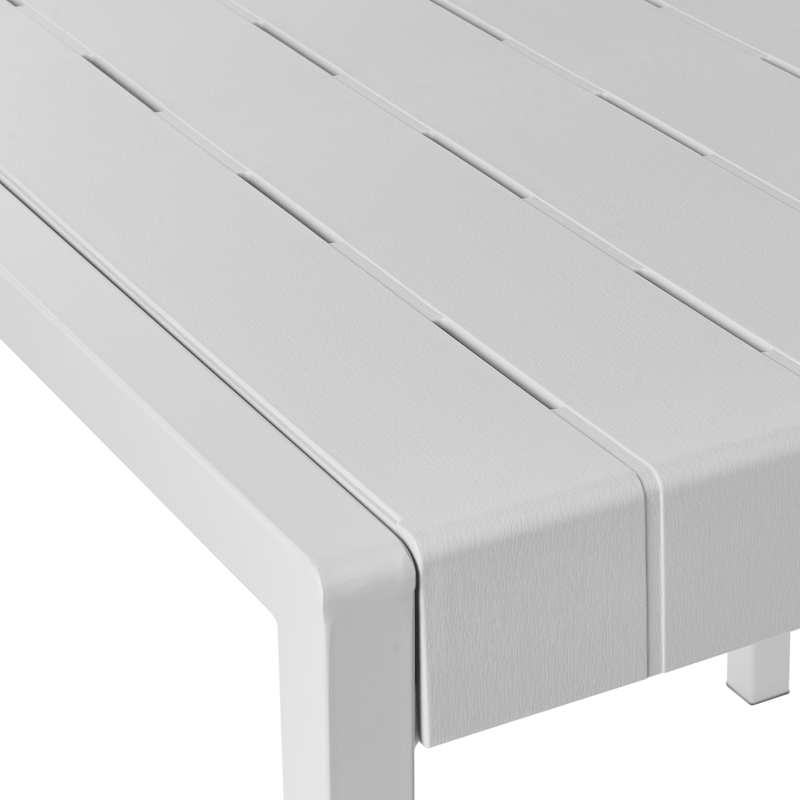 Matbord utomhus Bartica 81x84 cm - Grå - Utemöbler - Trädgårdsbord & Utebord - Matbord ute