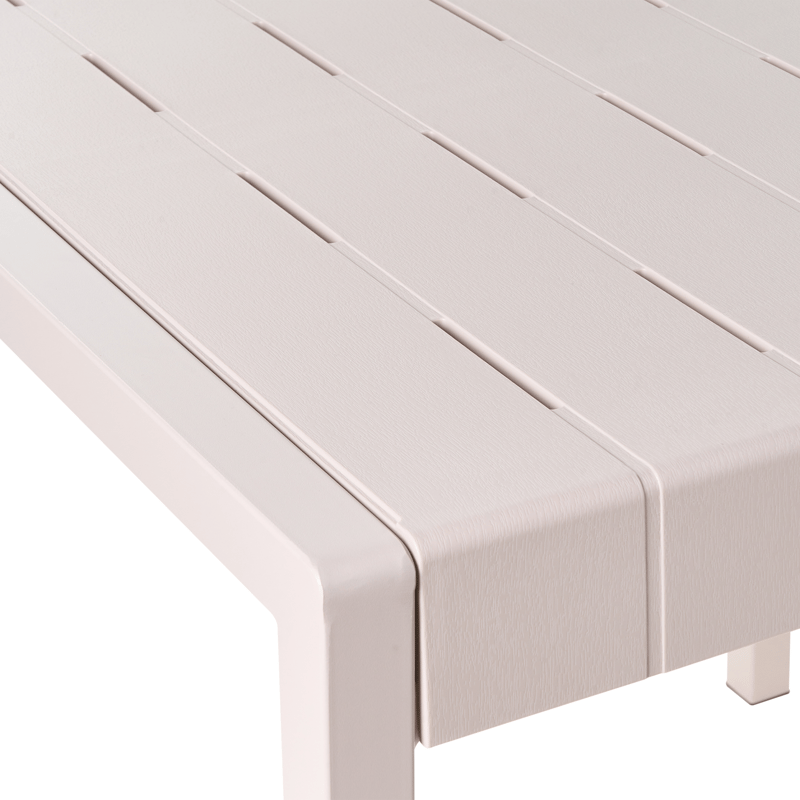 Matbord utomhus Bartica 84x81 cm - Beige - Utemöbler - Trädgårdsbord & Utebord - Matbord ute