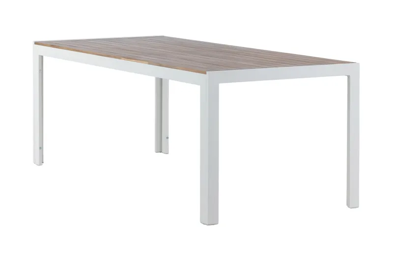 Bois Matbord Utomhus 200 cm - Brun/Vit - Utemöbler - Trädgårdsbord & Utebord - Matbord ute