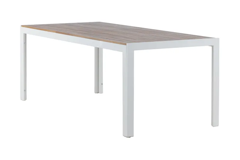 Bois Matbord Utomhus 200 cm - Brun/Vit - Utemöbler - Trädgårdsbord & Utebord - Matbord ute