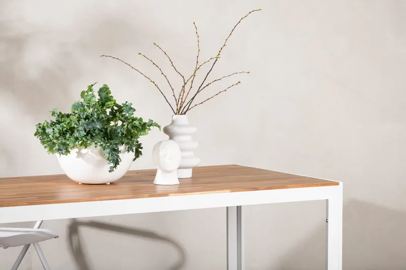 Bois Matbord Utomhus 200 cm - Brun/Vit - Utemöbler - Trädgårdsbord & Utebord - Matbord ute