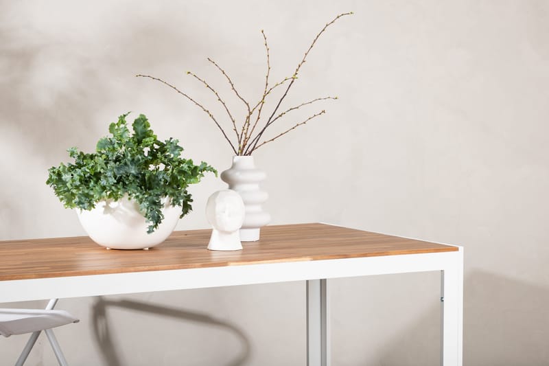 Bois Matbord Utomhus 200 cm - Brun/Vit - Utemöbler - Trädgårdsbord & Utebord - Matbord ute