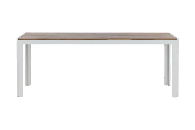 Bois Matbord Utomhus 200 cm - Brun/Vit - Utemöbler - Trädgårdsbord & Utebord - Matbord ute