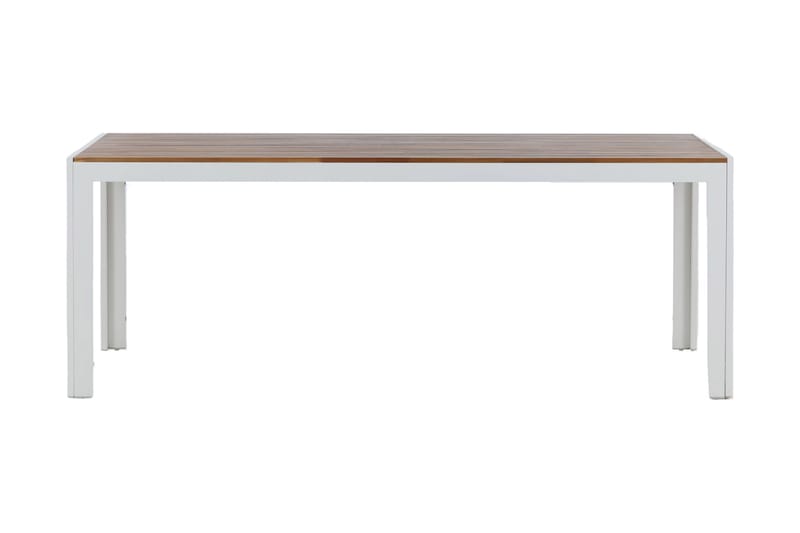 Bois Matbord Utomhus 200 cm - Brun/Vit - Utemöbler - Trädgårdsbord & Utebord - Matbord ute