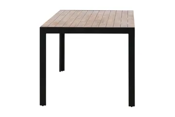Bois Matbord Utomhus 200 cm Svart/Brun - Venture Home - Utemöbler - Trädgårdsbord & Utebord - Matbord ute