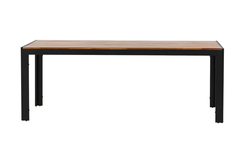 Bois Matbord Utomhus 200 cm Svart/Brun - Venture Home - Utemöbler - Trädgårdsbord & Utebord - Matbord ute