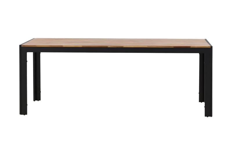 Bois Matbord Utomhus 200 cm Svart/Brun - Venture Home - Utemöbler - Trädgårdsbord & Utebord - Matbord ute