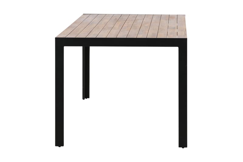 Bois Matbord Utomhus 200 cm Svart/Brun - Venture Home - Utemöbler - Trädgårdsbord & Utebord - Matbord ute