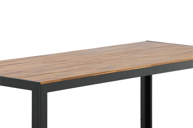 Bois Matbord Utomhus 200 cm Svart/Brun - Venture Home - Utemöbler - Trädgårdsbord & Utebord - Matbord ute