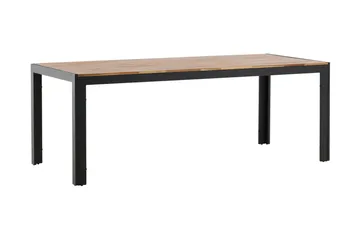 Bois Matbord Utomhus 200 cm Svart/Brun - Venture Home - Utemöbler - Trädgårdsbord & Utebord - Matbord ute