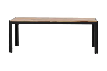 Bois Matbord Utomhus 200 cm Svart/Brun - Venture Home - Utemöbler - Trädgårdsbord & Utebord - Matbord ute