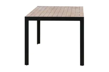 Bois Matbord Utomhus 200 cm Svart/Brun - Venture Home - Utemöbler - Trädgårdsbord & Utebord - Matbord ute
