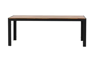 Bois Matbord Utomhus 200 cm Svart/Brun - Venture Home - Utemöbler - Trädgårdsbord & Utebord - Matbord ute