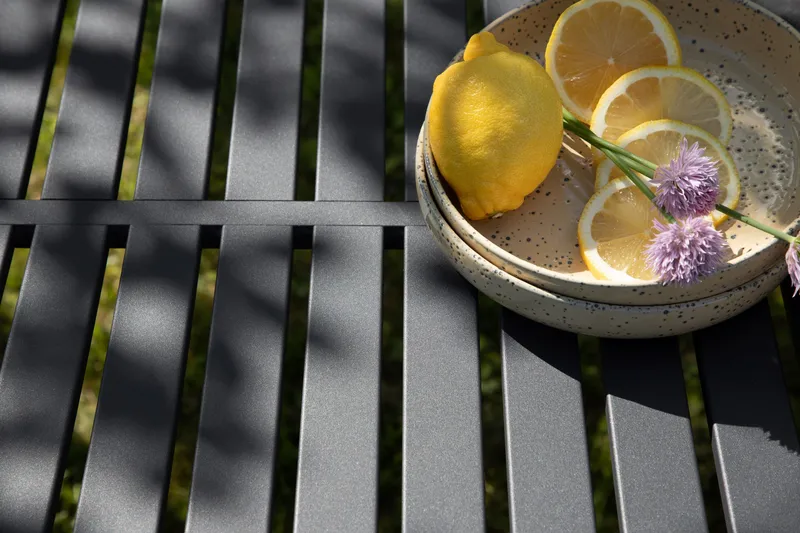 Borneo Matbord Utomhus 200 cm - Svart - Utemöbler - Trädgårdsbord & Utebord - Matbord ute