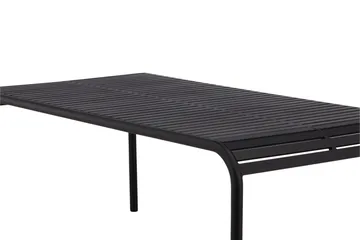 Borneo Matbord Utomhus 200 cm - Svart - Utemöbler - Trädgårdsbord & Utebord - Matbord ute