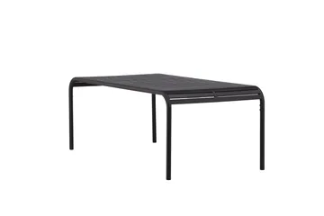 Borneo Matbord Utomhus 200 cm - Svart - Utemöbler - Trädgårdsbord & Utebord - Matbord ute