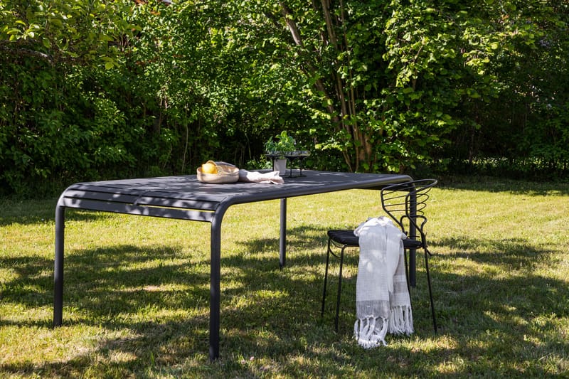 Borneo Matbord Utomhus 200 cm - Svart - Utemöbler - Trädgårdsbord & Utebord - Matbord ute