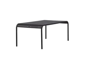 Borneo Matbord Utomhus 200 cm - Svart - Utemöbler - Trädgårdsbord & Utebord - Matbord ute