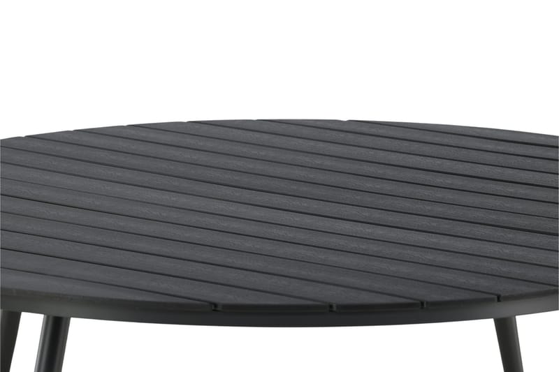 Break Matbord Utomhus 150 cm Rund - Svart - Utemöbler - Trädgårdsbord & Utebord - Matbord ute