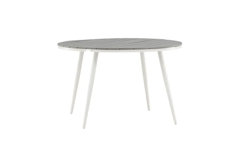 Break Matbord Utomhus Rund Ø120 cm - Beige - Utemöbler - Trädgårdsbord & Utebord - Matbord ute