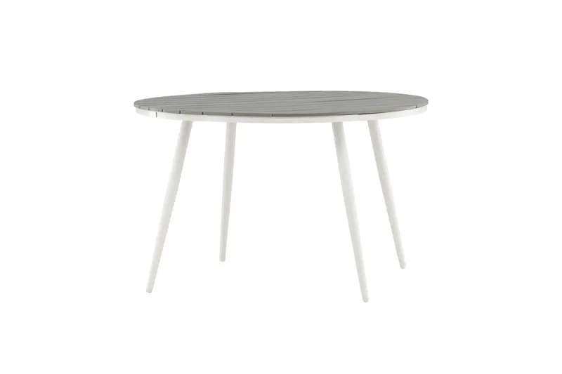 Break Matbord Utomhus Rund Ø120 cm - Beige - Utemöbler - Trädgårdsbord & Utebord - Matbord ute