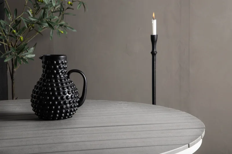 Break Matbord Utomhus Rund Ø120 cm - Beige - Utemöbler - Trädgårdsbord & Utebord - Matbord ute