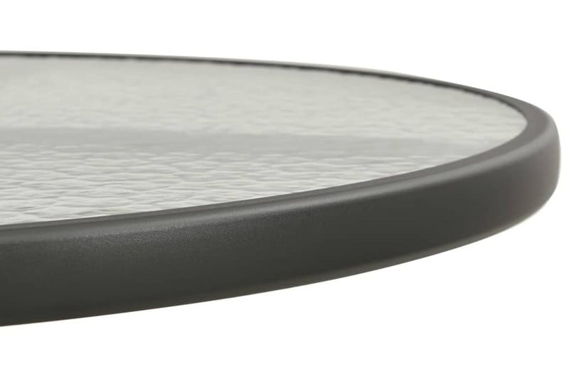 Cafébord antracit Ã˜80x71 cm stål - Grå - Matbord ute