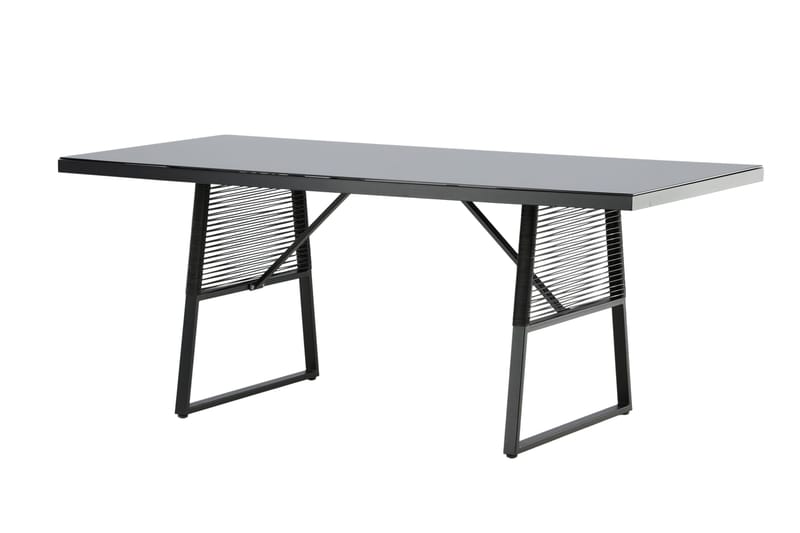 Dallas Matbord Utomhus 193 cm - Svart - Utemöbler - Trädgårdsbord & Utebord - Matbord ute