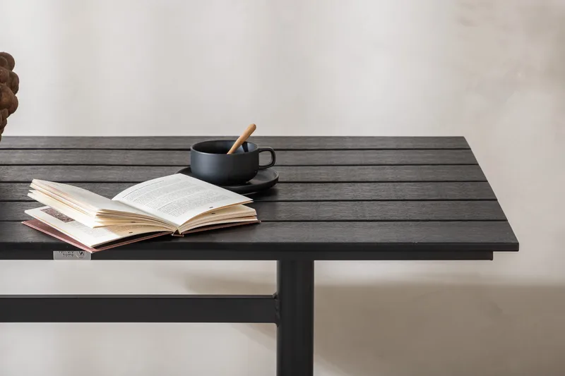 Denver Matbord Utomhus 120 cm - Svart - Utemöbler - Trädgårdsbord & Utebord - Matbord ute