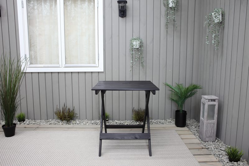 Edilma KlappUtebord 65 cm - Kaffesvart - Utemöbler - Trädgårdsbord & Utebord - Matbord ute