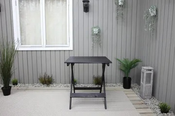 Edilma KlappUtebord 65 cm - Kaffesvart - Utemöbler - Trädgårdsbord & Utebord - Matbord ute