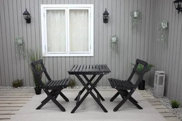 Edilma KlappUtebord 65 cm - Kaffesvart - Utemöbler - Trädgårdsbord & Utebord - Matbord ute
