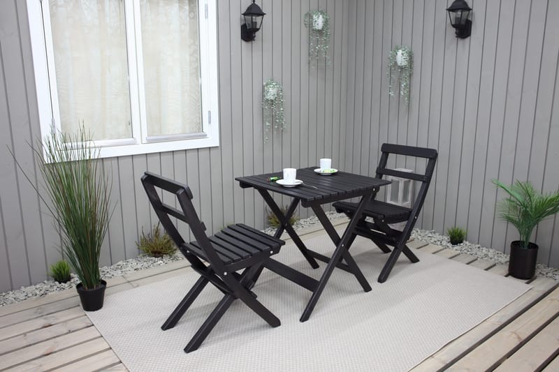 Edilma KlappUtebord 65 cm - Kaffesvart - Utemöbler - Trädgårdsbord & Utebord - Matbord ute
