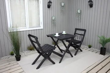 Edilma KlappUtebord 65 cm - Kaffesvart - Utemöbler - Trädgårdsbord & Utebord - Matbord ute