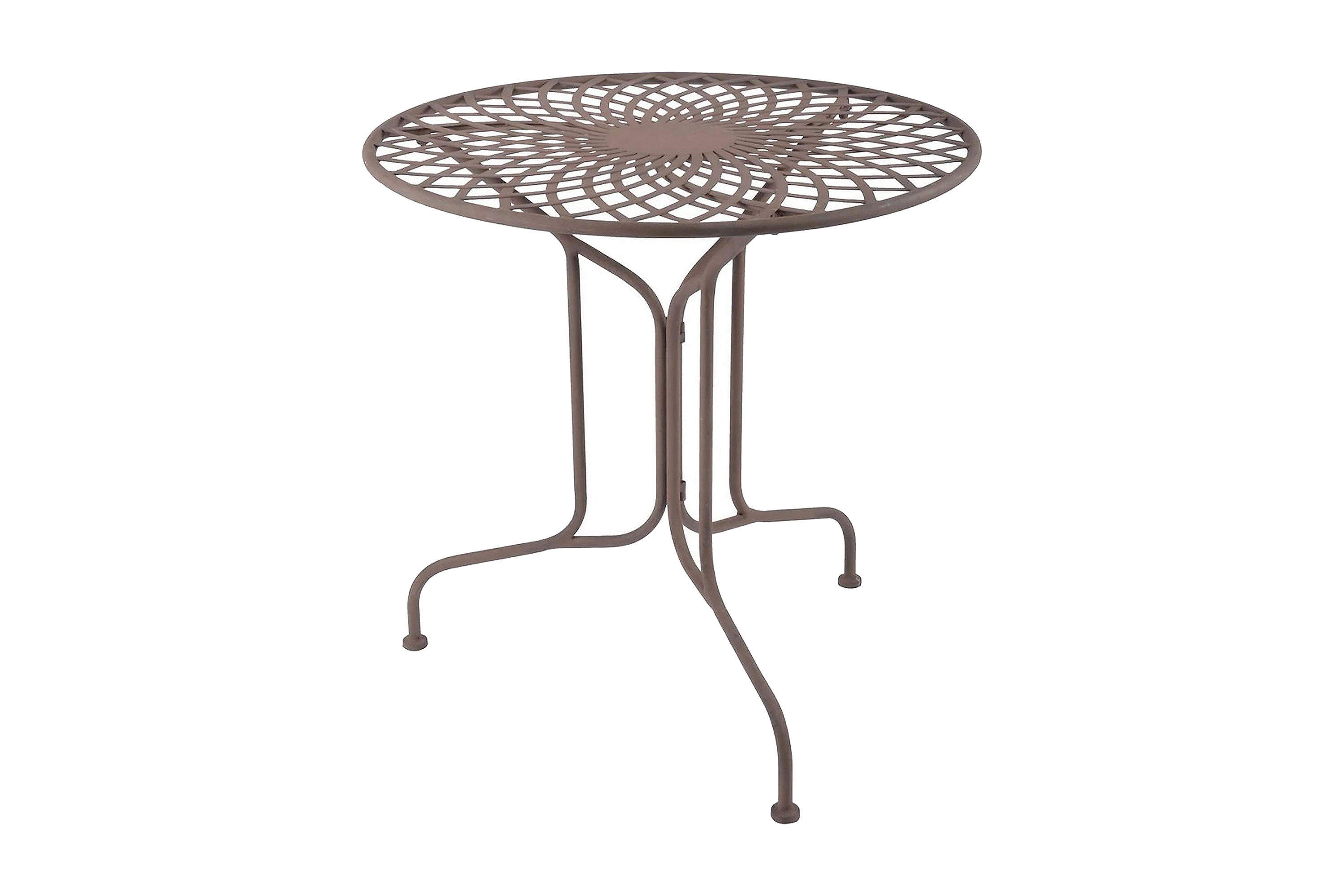 Esschert Design Trädgårdsbord metall i Old English-stil MF00 – Brun