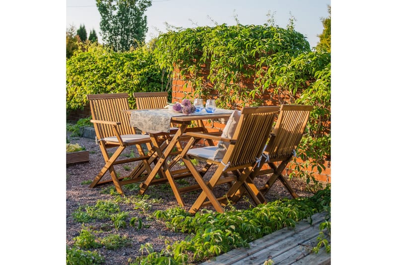 Finlay Matbord Utomhus 110x75 cm Hopfällbart - Akacia - Utemöbler - Trädgårdsbord & Utebord - Matbord ute