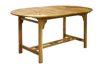 Finlay Matbord Utomhus Förlängningsbart 153-195x75 cm Ovalt - Akacia - Utemöbler - Trädgårdsbord & Utebord - Matbord ute