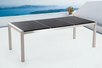 Grosseto Trädgårdsbord 220 cm - Svart - Utemöbler - Trädgårdsbord & Utebord - Matbord ute