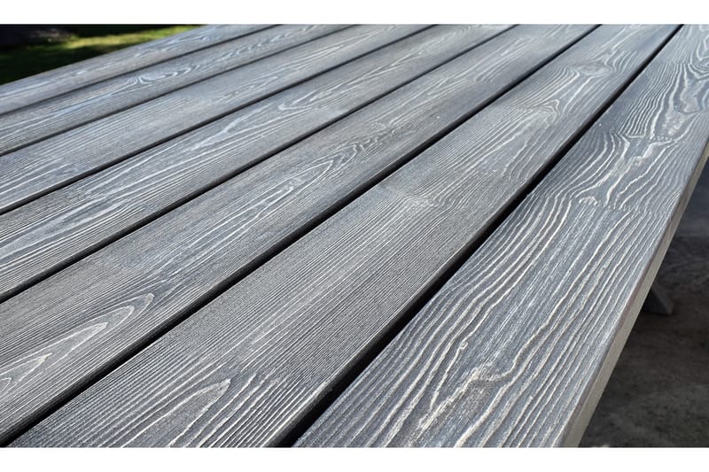 HAINS Fasta Matbord Utomhus 220 cm Shabby Chic - Utemöbler - Trädgårdsbord & Utebord - Matbord ute