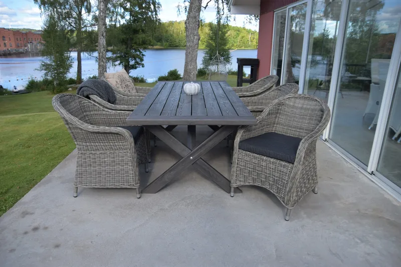 Hains Fasta Matbord Utomhus 220 cm - Shabby Chic - Utemöbler - Trädgårdsbord & Utebord - Matbord ute