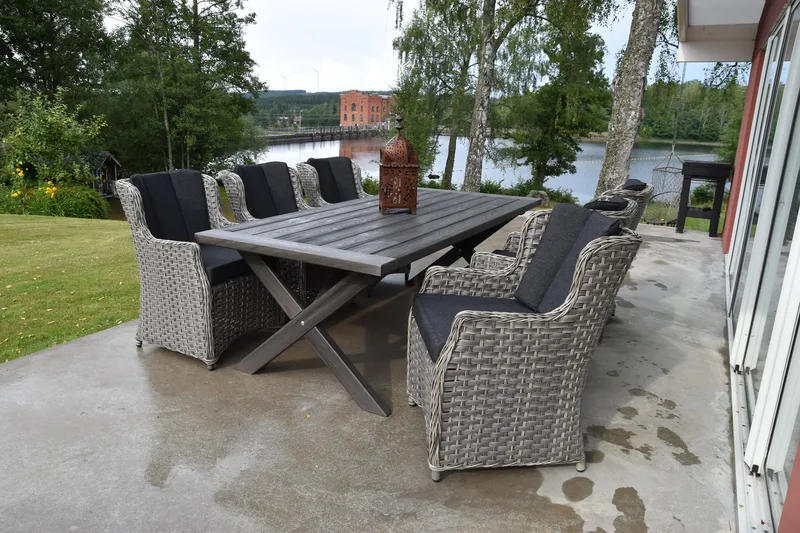 Hains Fasta Matbord Utomhus 220 cm - Shabby Chic - Utemöbler - Trädgårdsbord & Utebord - Matbord ute