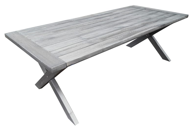 HAINS Fasta Matbord Utomhus 220 cm Shabby Chic - Utemöbler - Trädgårdsbord & Utebord - Matbord ute