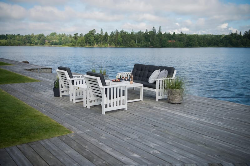 Hillerstorp Bullerö Gotland Bord 60x120 cm Vit - Utemöbler - Trädgårdsbord & Utebord - Matbord ute