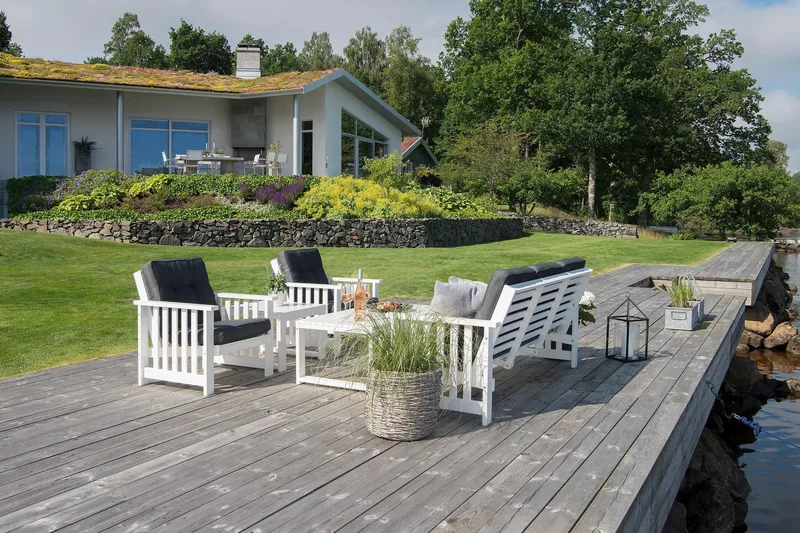 Hillerstorp Bullerö Gotland Bord 60x120 cm - Vit - Utemöbler - Trädgårdsbord & Utebord - Matbord ute