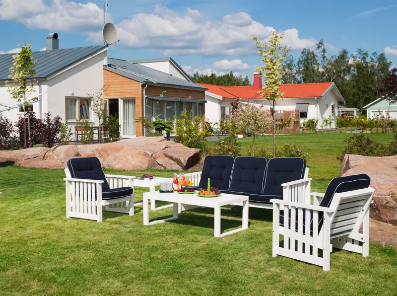 Hillerstorp Gotland Bord 60x120 cm - Vit - Utemöbler - Trädgårdsbord & Utebord - Matbord ute